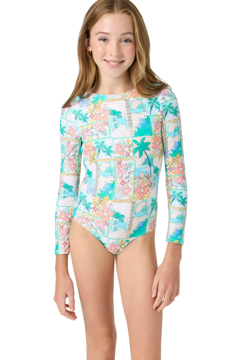 O'Neill Maritime Twist-Back Surf One-Piece Swimsuit 1