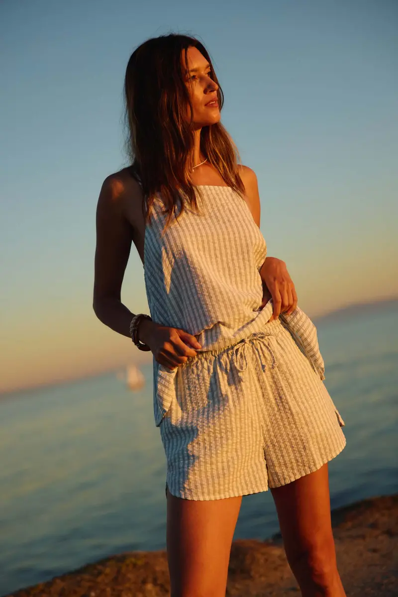 O'Neill Millie Seersucker Shorts 1
