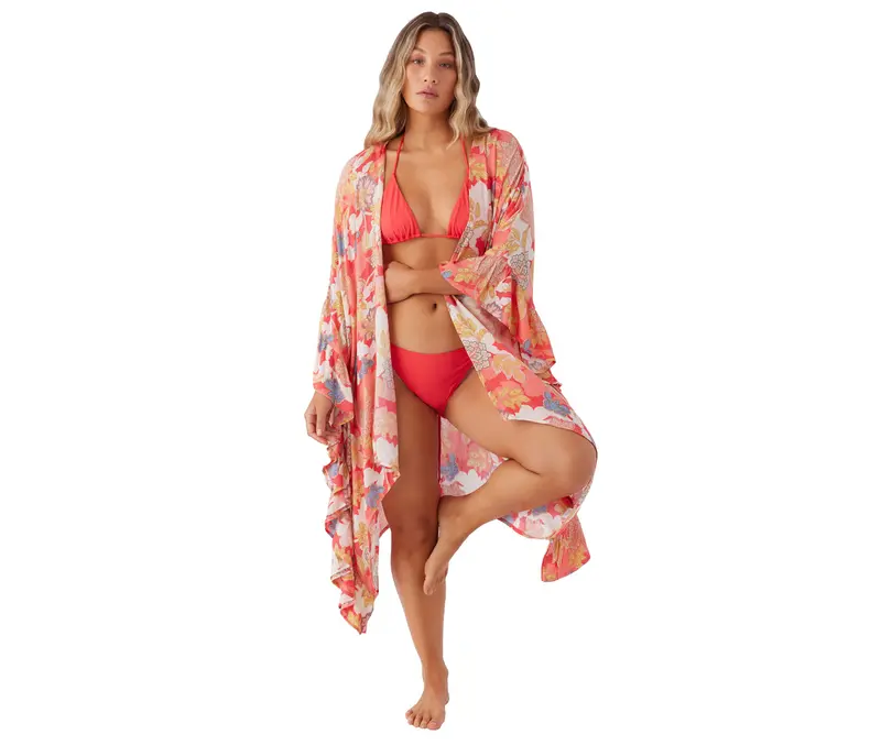 O'Neill Natalie Tropical Print Cover-Up 1