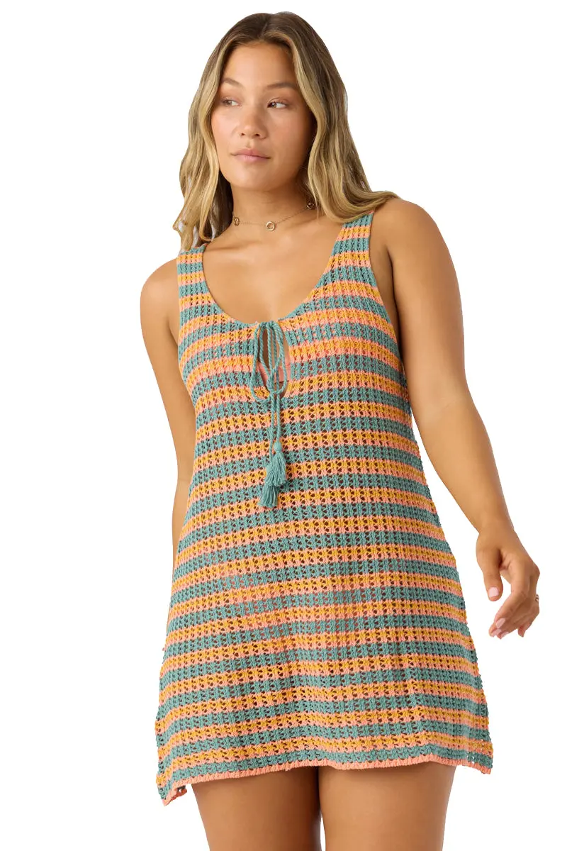 O'Neill Ryan Stripe Mini Cover-Up Dress – Beach-To-Street Style 1
