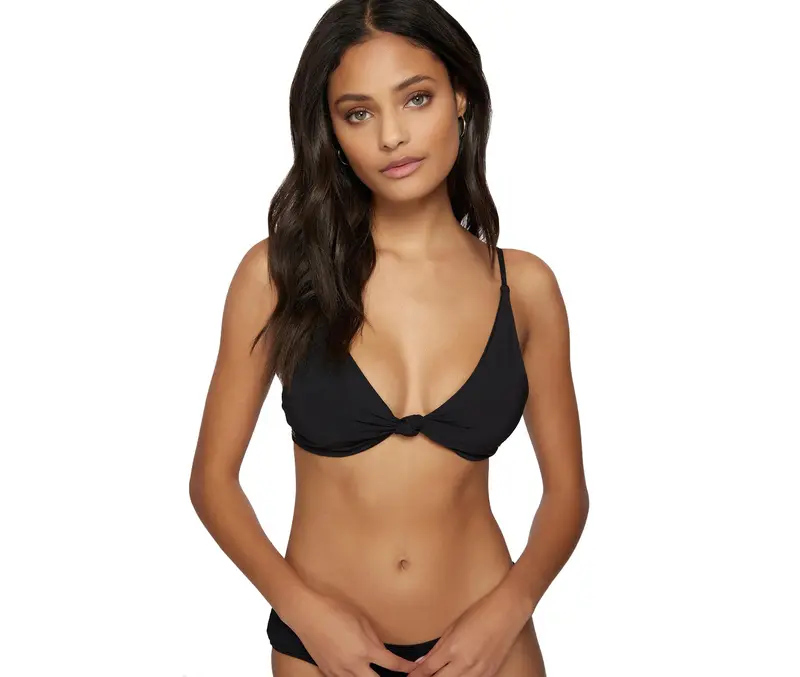 O'Neill Saltwater Solids Pismo Cropped Swim Top 1