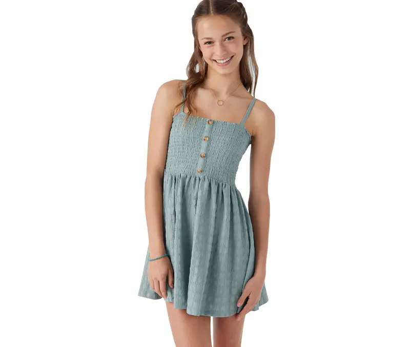 O'Neill Shaena Textured-Knit Sleeveless Dress 1