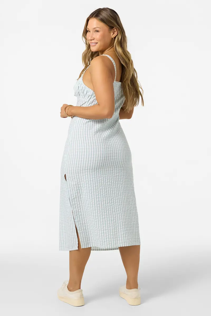 O'Neill Wiley Plaid Midi Dress – Lightweight Cotton Blend 3