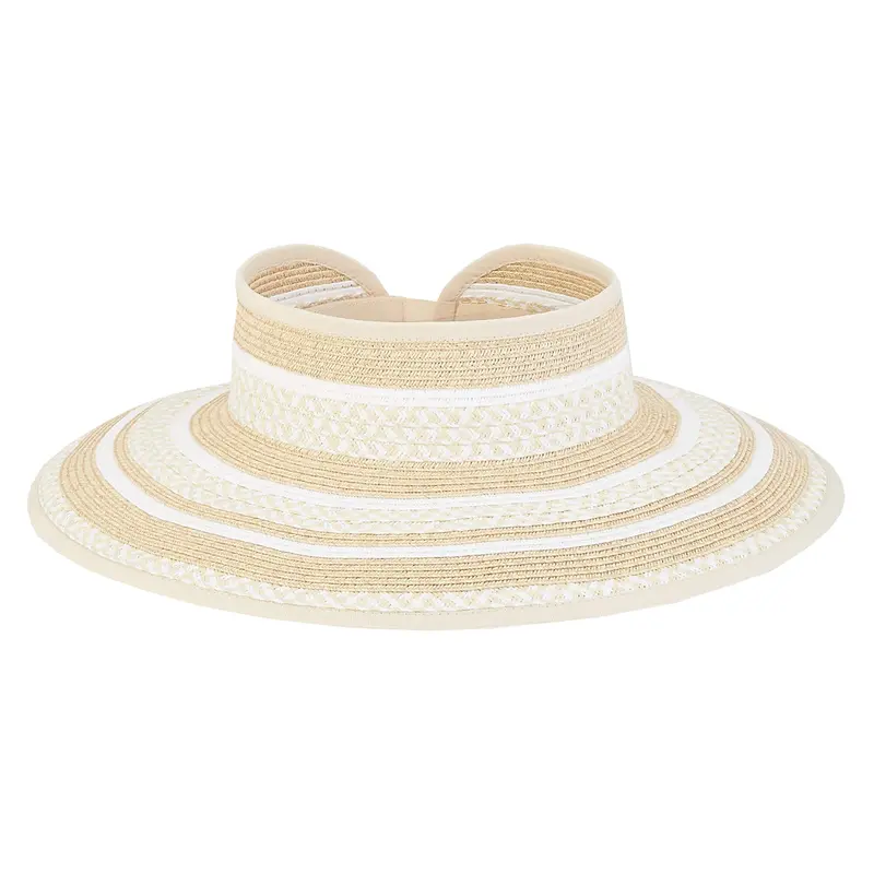 Paper Braid Roll-Up Visor – Sun N Sand Adjustable Sun Protection 2
