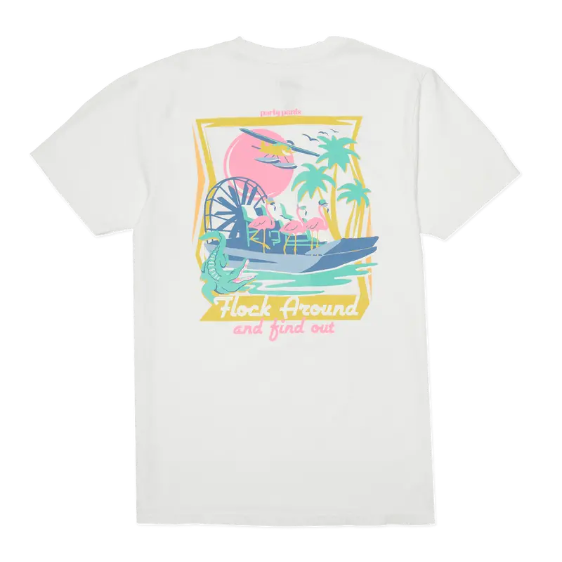 Party Pants Flock Around Match Short-Sleeve T-Shirt 1
