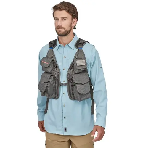 Patagonia Convertible Vest In Forge Gray 1