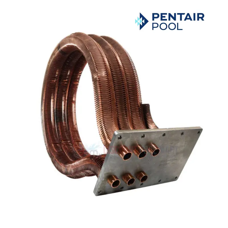 Pentair Tube Sheet Coil Assembly For Mastertemp & Max-E-Therm 175/200 Btu Heaters | 474058 1