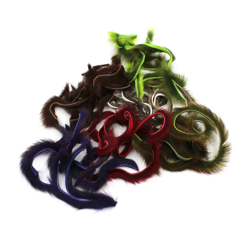 Pine Squirrel Zonker Strip – Dense, Striped Fur For Streamer Flies 1