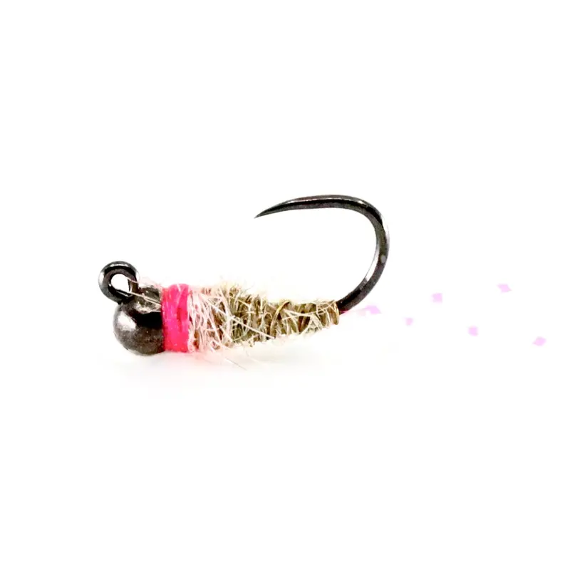 Pink Squirrel Jigged Nymph 1