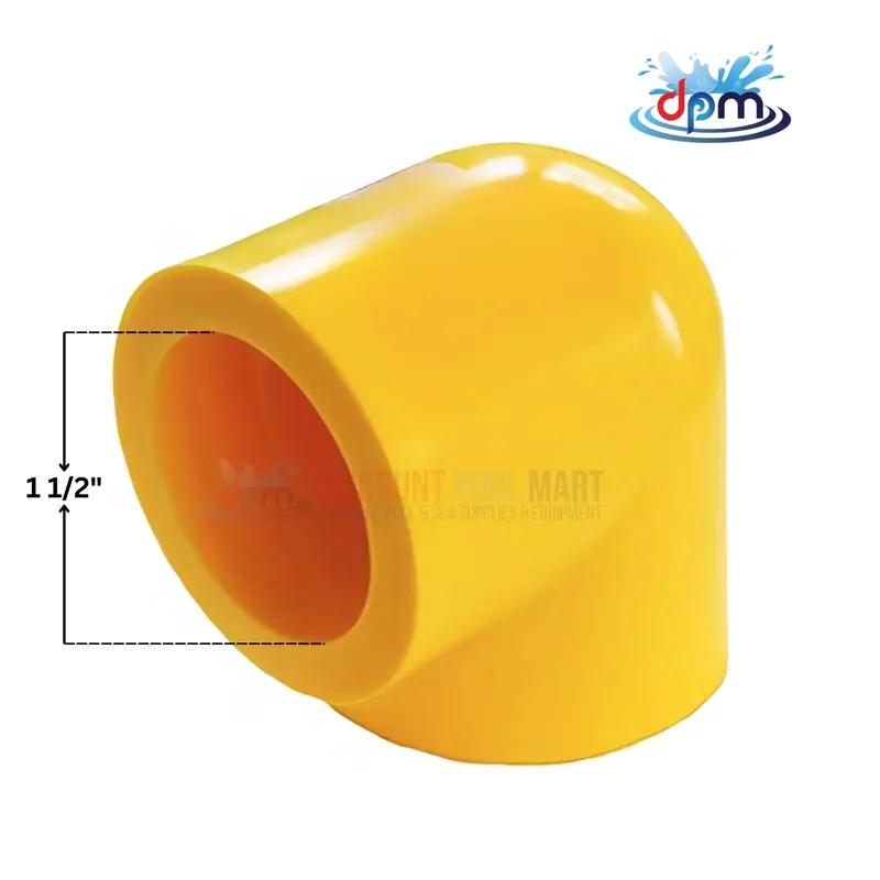 Polyethylene Socket Fusion 90° Elbow – 1.5 Inches 1