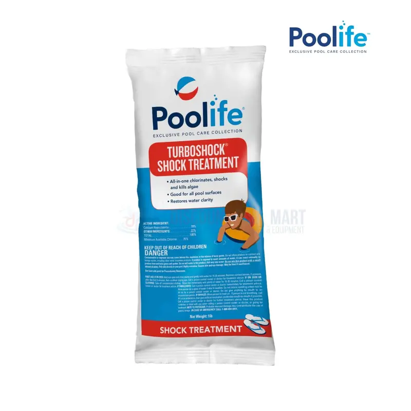 Poolife Turboshock Pool Shock – 78% Calcium Hypochlorite, 1 Lb Fast-Dissolving 1