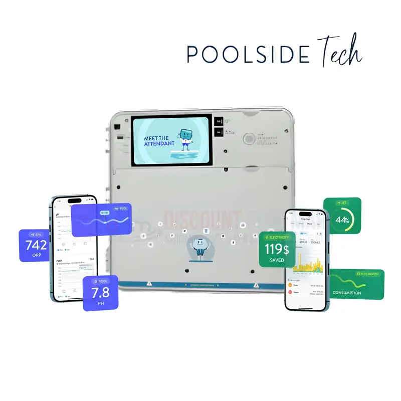 Poolside Tech Attendant – Full-Featured Pool Automation System | Att-2 1