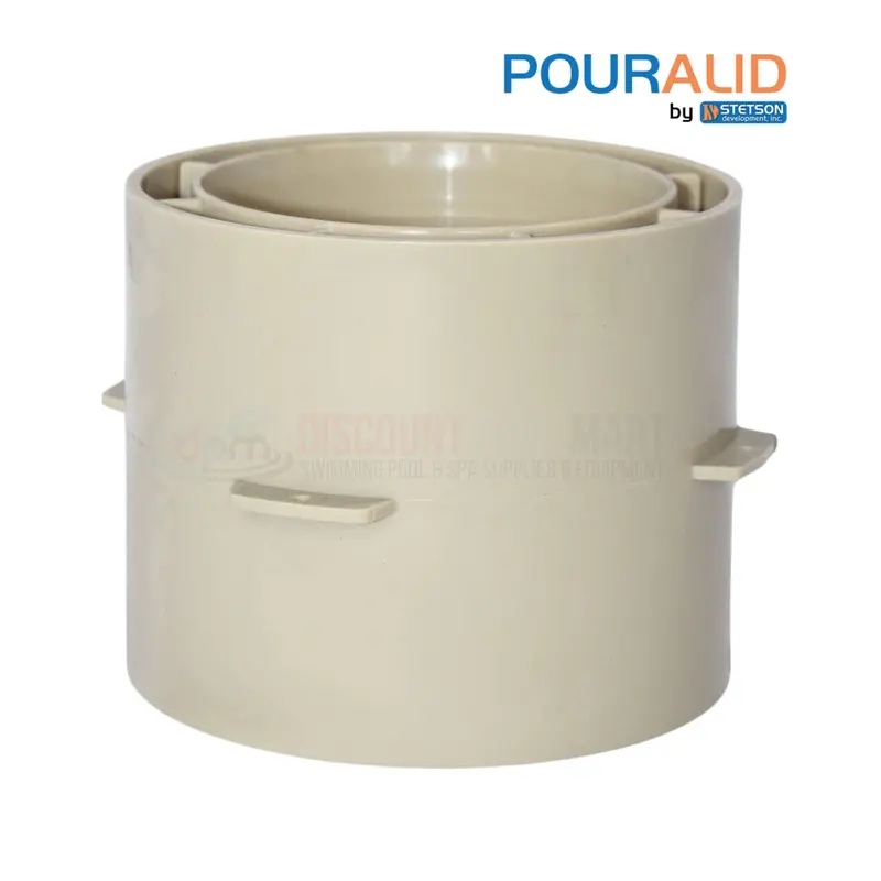 Pour-A-Lid 4" Round Tan Masonry Deck Drain Cover (Dc401Tan) 1