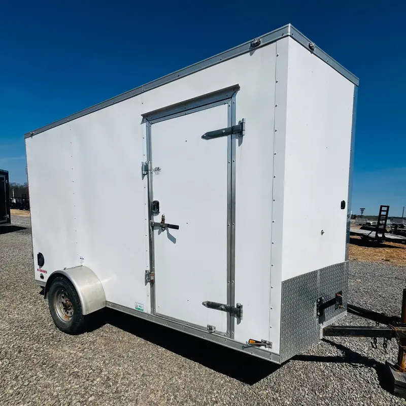 Pre-Owned 2021 Cargo Mate 6X12 Enclosed Cargo Trailer – Reliable Used Hauler 1