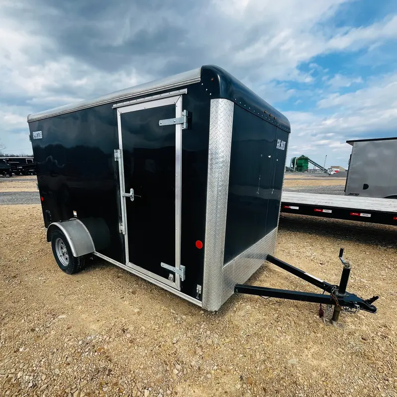 Pre-Owned 2023 Car Mate 6X12 Sportster Trailer With Loading Ramp 1