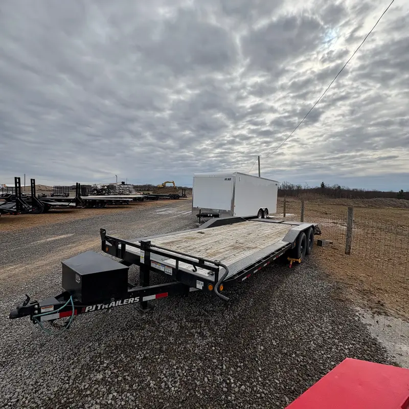Pre-Owned 2024 Pj B6 8.5' X 22' Super-Wide Equipment Trailer – Monster Ramps, 14-Ply Tires 1