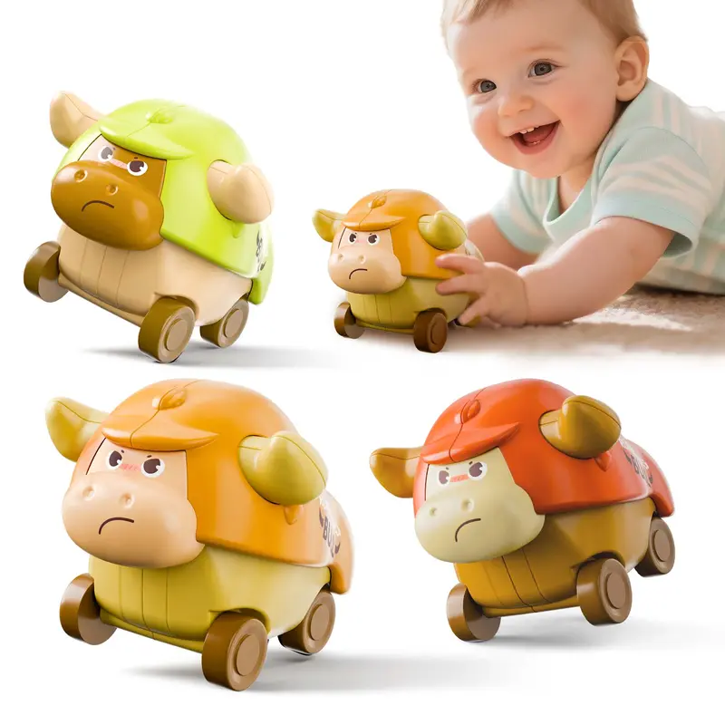 Press-To-Move Vehicle Toys For Toddlers 1
