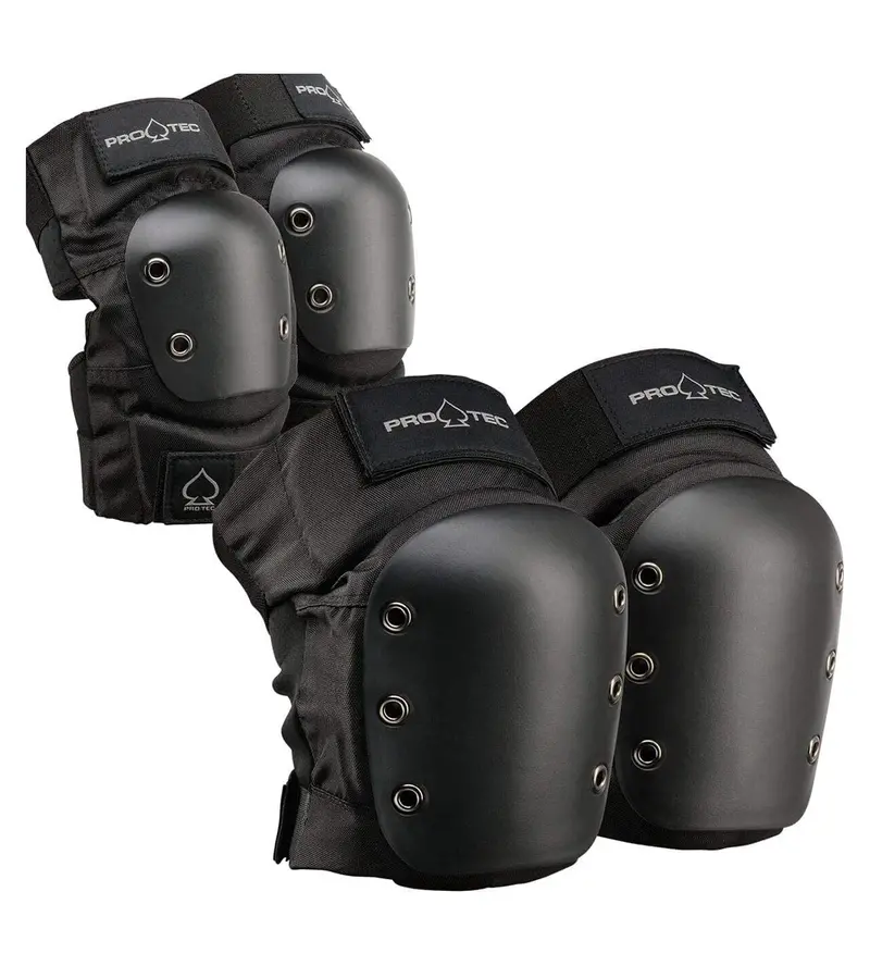 Pro-Tec Street Open-Back Knee And Elbow Protection Set 1