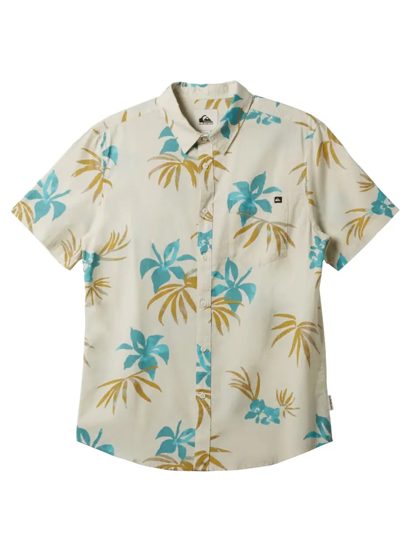 Quiksilver Apero Organic Cotton Short-Sleeve Woven Shirt 1