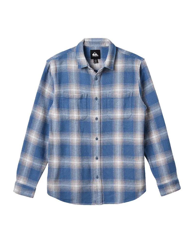 Quiksilver Dna Long Sleeve Flannel Shirt For Men 1
