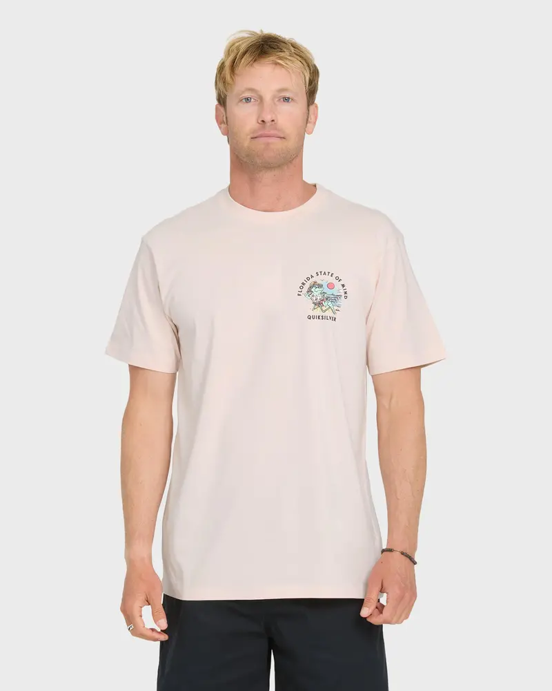 Quiksilver Florida Lounge Men'S Relaxed-Fit Shirt – Rosewater Openstock 1