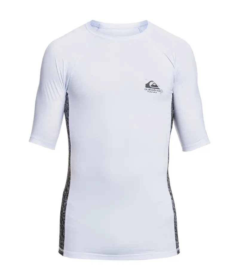 Quiksilver Hawaii Arch This Upf 50 Rash Guard Shirt 1