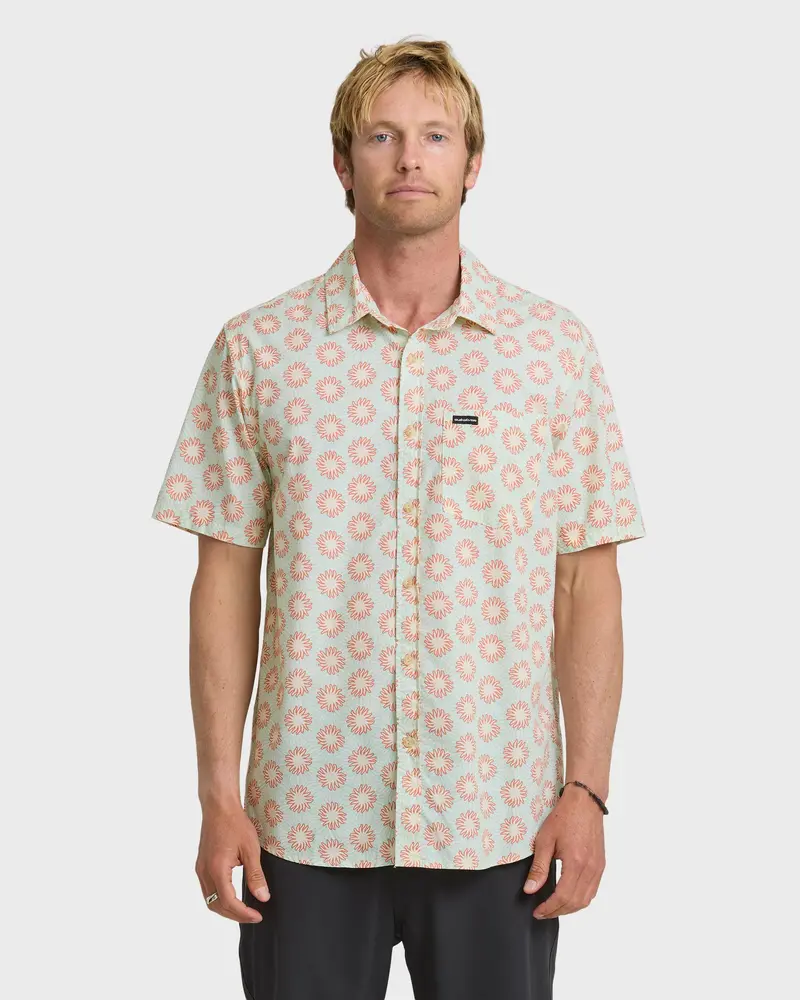 Quiksilver Ocean Mayhem Classic Woven Short-Sleeve Shirt 1
