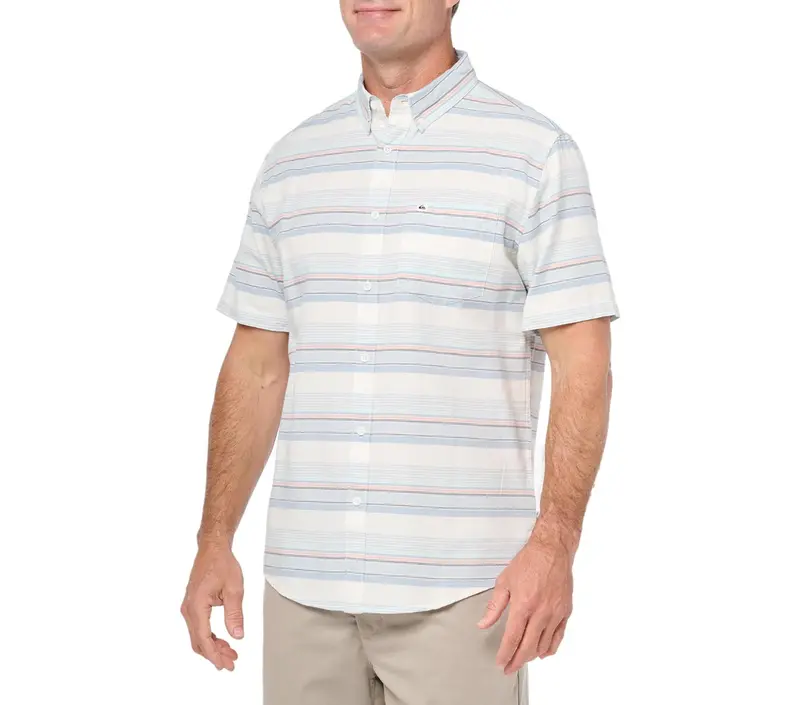 Quiksilver Oxford Stripe Classic Short-Sleeve Shirt 1