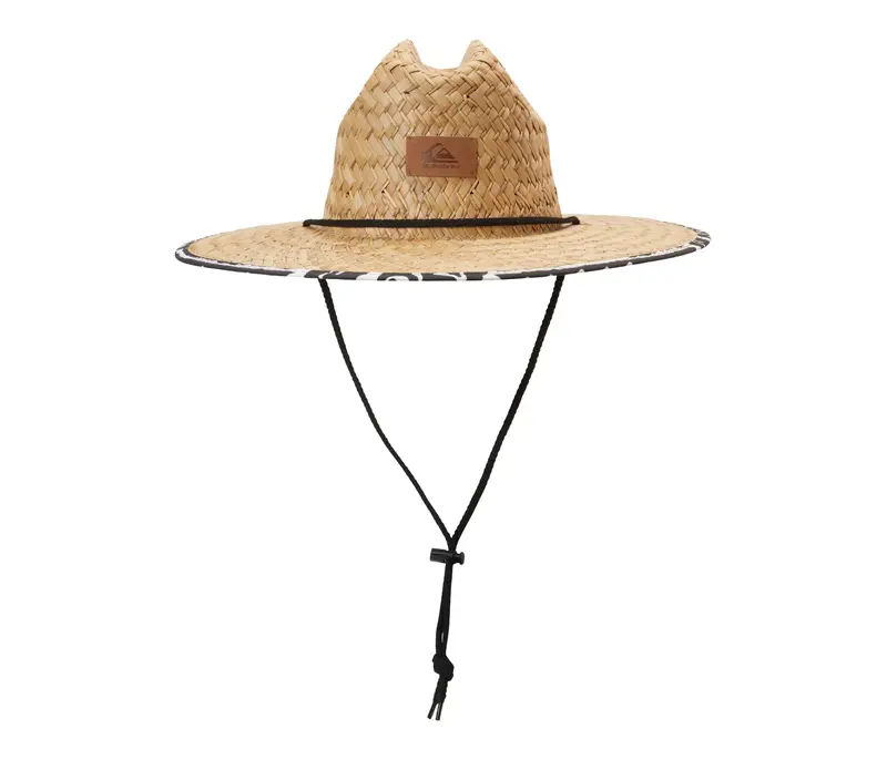 Quiksilver Pierside Floral Print Straw Sun Hat 1