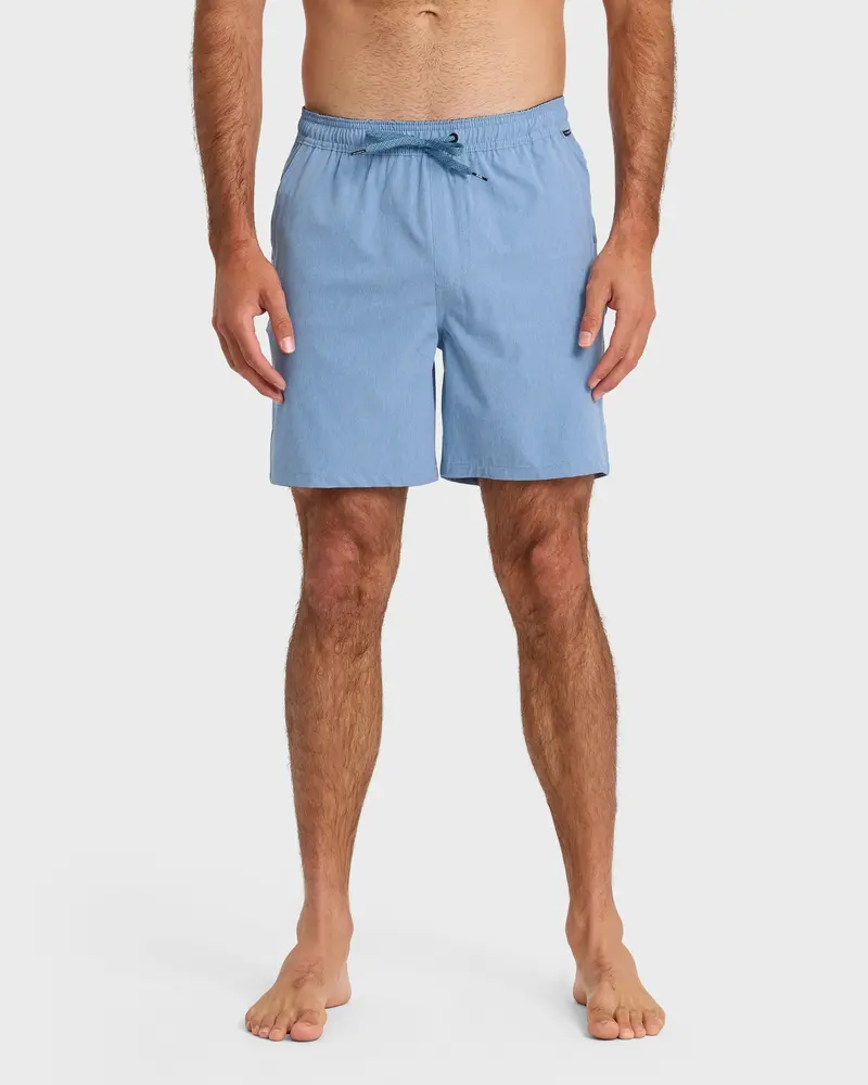 Quiksilver Taxer Heather Amphibian 18-Inch Men'S Swim Trunks 1