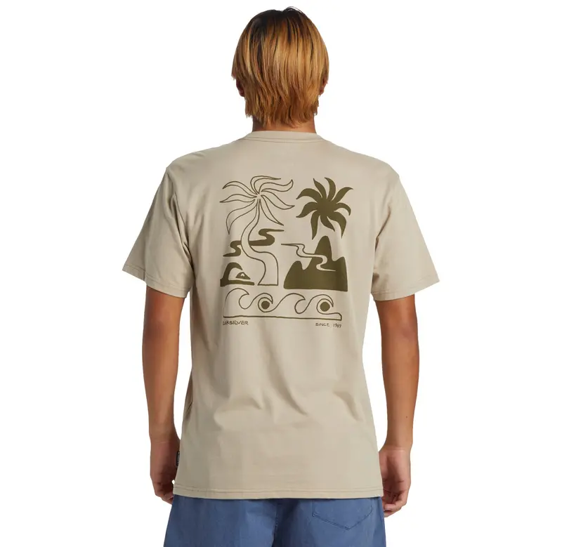 Quiksilver Tropical Breeze Printed Short-Sleeve Tee 1