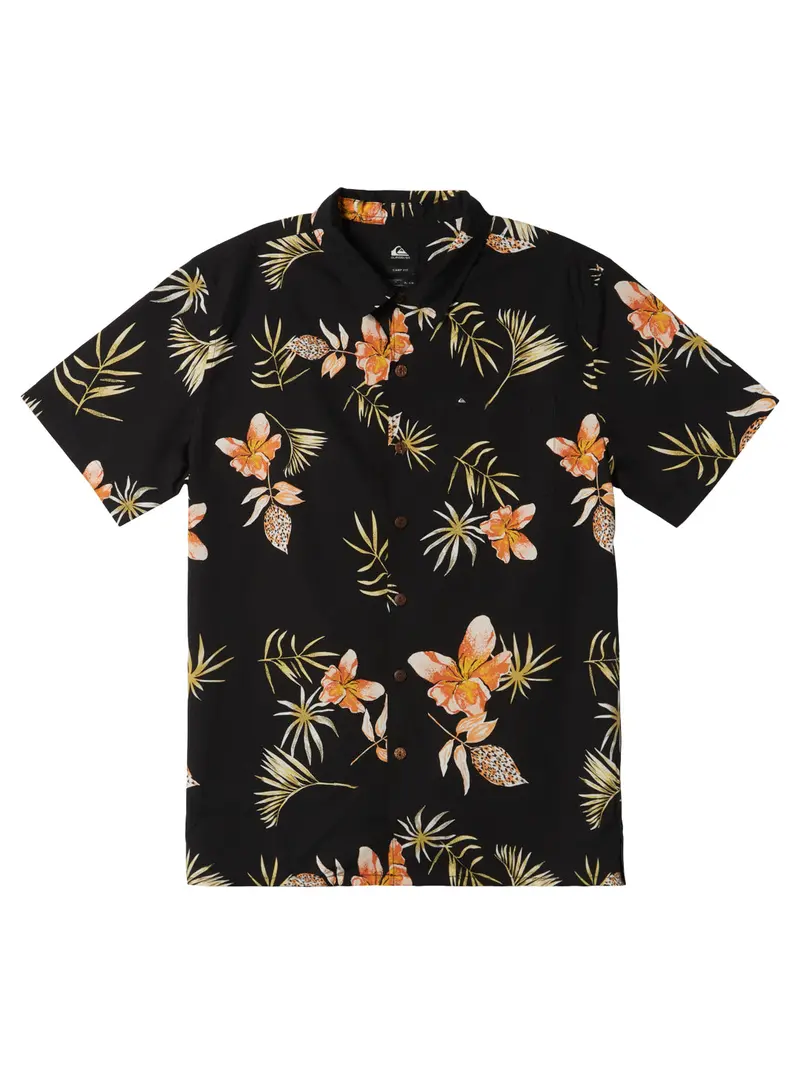 Quiksilver Tropical Floral Short-Sleeve Woven Shirt 1