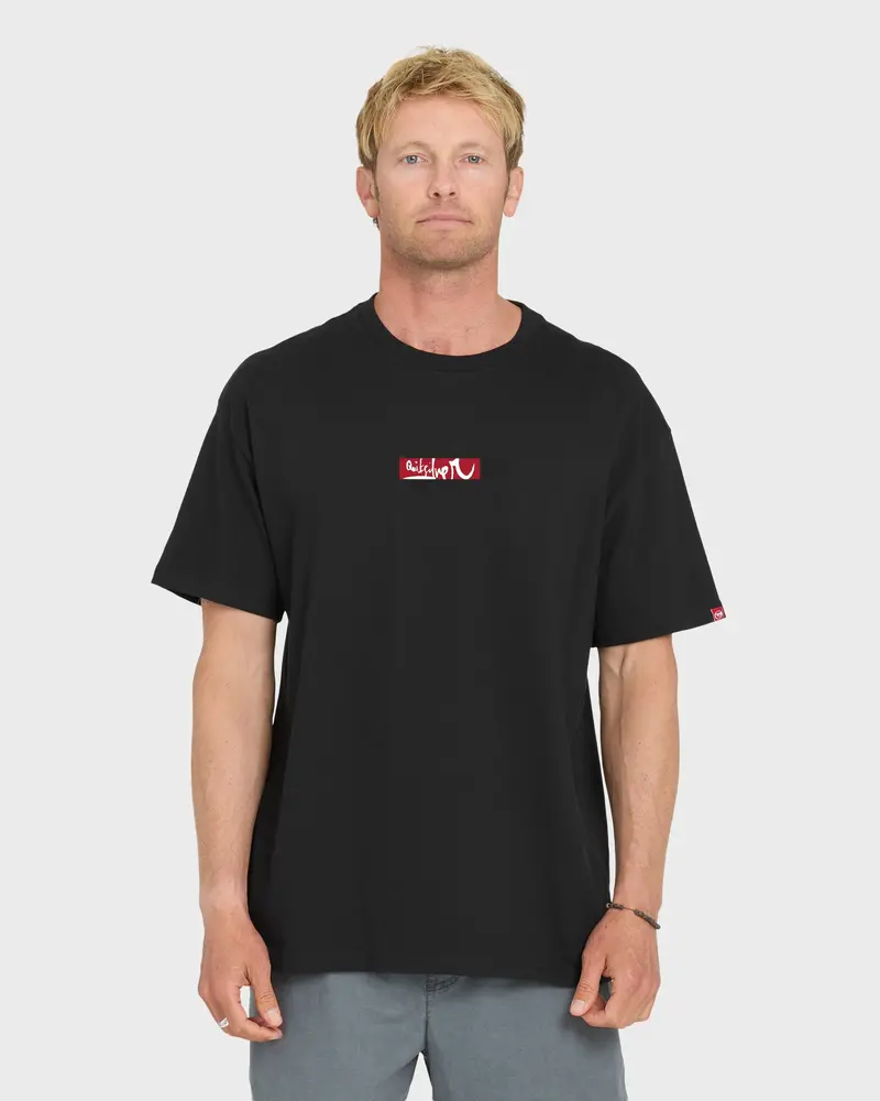 Quiksilver Yg Impaired Surf Men'S Graphic Tee – White Openstock 1