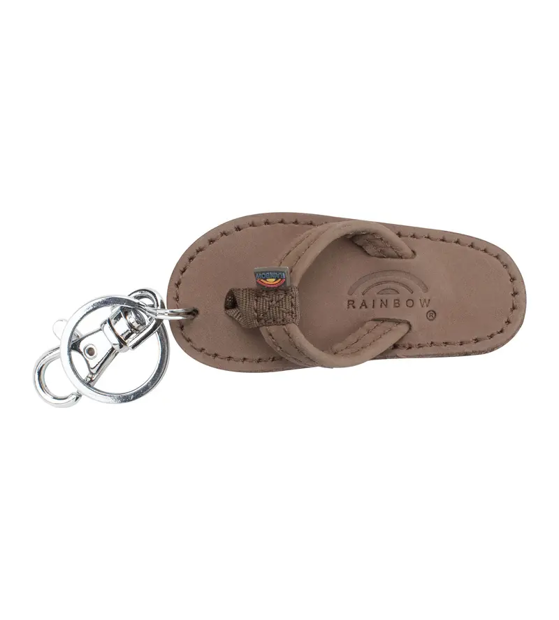 Rainbow Premier Leather Sandal Keychain Accessory 1