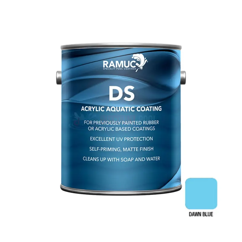 Ramuc Ds Acrylic Pool Paint – Dawn Blue Color | Uv-Stable Coating | 1-Gallon Can | Sku 910132801 1