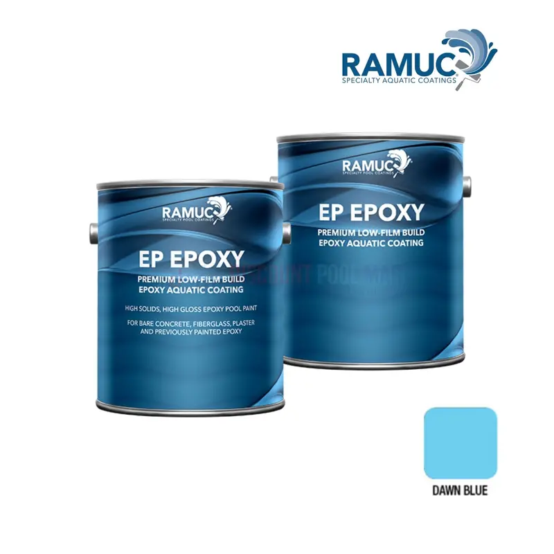 Ramuc Ep High-Gloss Epoxy Pool Paint – 1.25 Gal, Dawn Blue 1