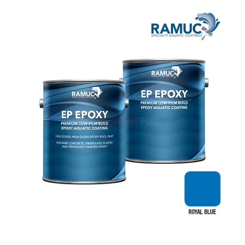 Ramuc Ep High-Gloss Epoxy Pool Paint – 1.25 Gal, Royal Blue 1