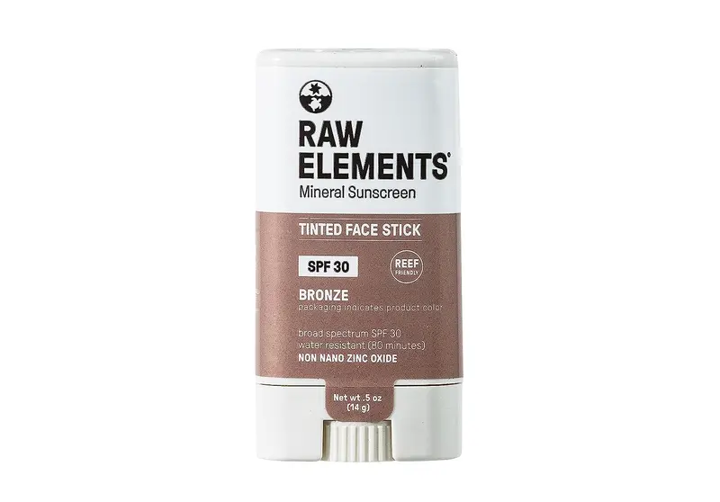 Raw Elements Tinted Face Stick – Bronze, 0.5 Oz 1