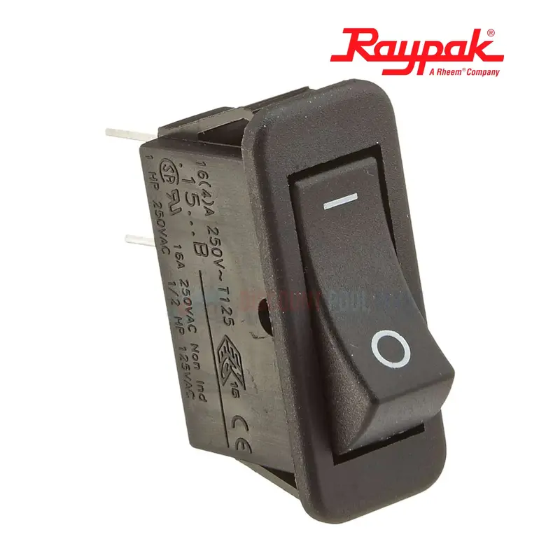 Raypak 009493F Rocker Switch For Residential And Commercial Pool Heaters 1