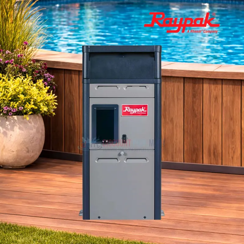 Raypak 150K Btu Natural Gas Pool & Spa Heater For Above-Ground Use | Model 156A 1
