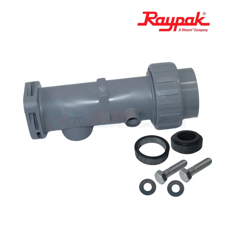 Raypak 2-Inch Cvpc Outlet Adapter Compatible With 206–408 Pool Heater Models – Part 015883F 1