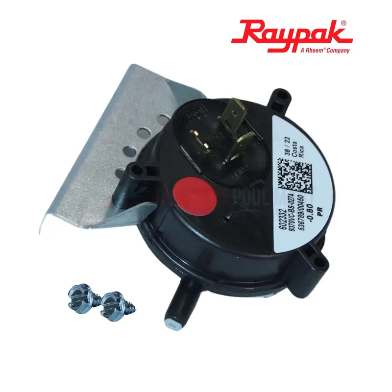 Raypak Air Pressure Sensing Kit For Avia Pool Heaters (018929F) 1