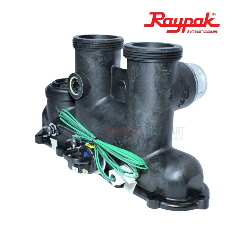 Raypak Protek Shield Inlet & Outlet Header Assembly – Corrosion-Resistant Upgrade (Part #017959F) 1