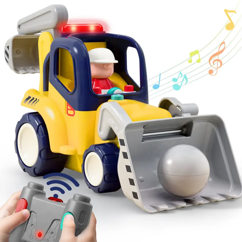 Rc Construction Truck Toy For Preschoolers And Early Learners 1