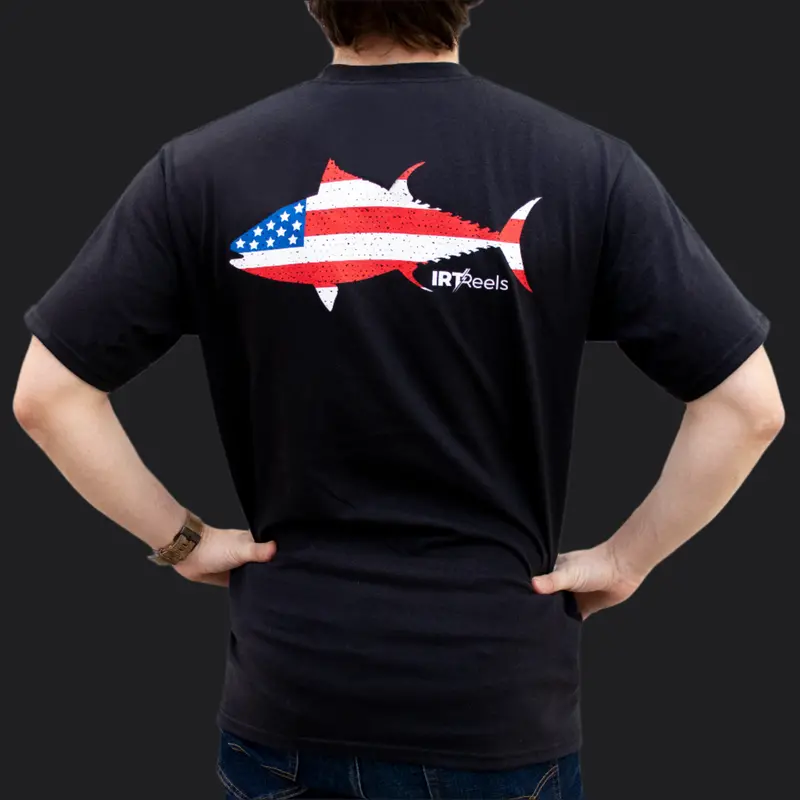 Red, White & Tuna Patriotic Apparel Design 1