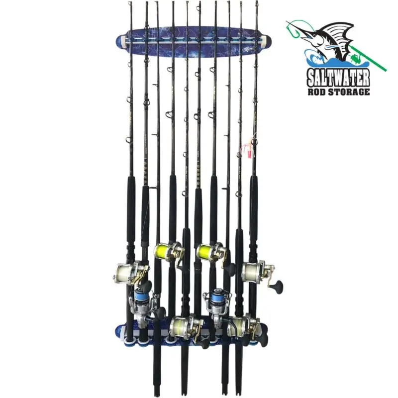 Reel Salty 10-Pole Waterproof Fishing Rod Holders For Offshore And Inshore Use 1