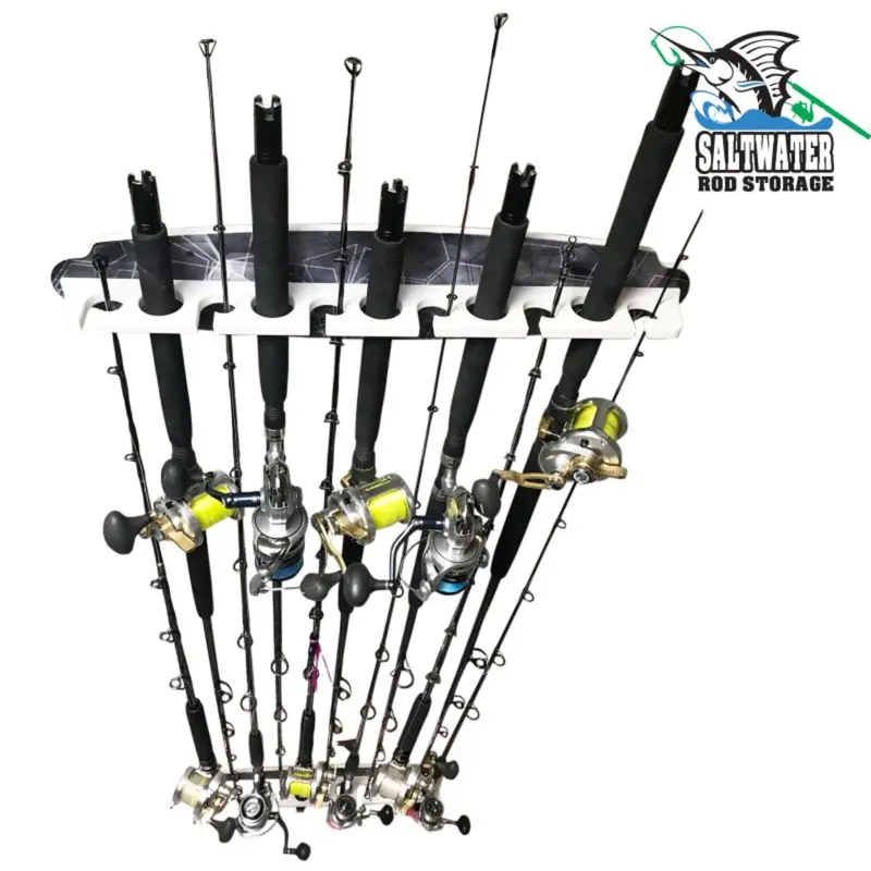 Reel Salty 11-Rod Waterproof Fishing Rod Holder – Offshore & Inshore Use 3