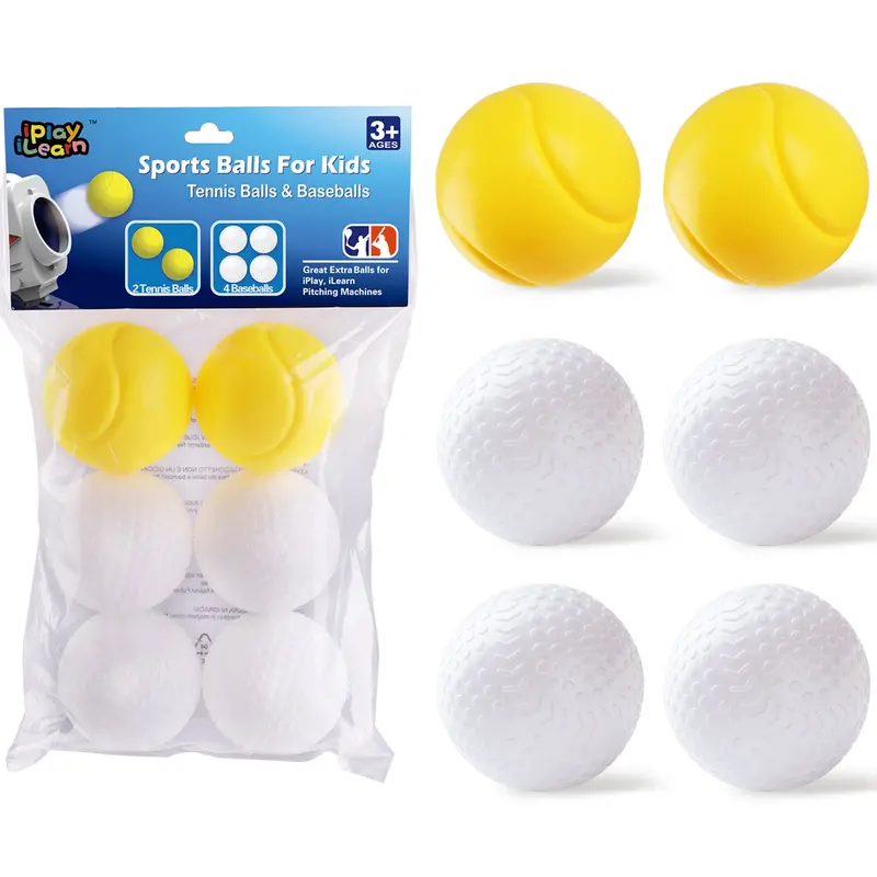 Replacement Balls For Pitching Machines (Baseball & Tennis Sizes) 1