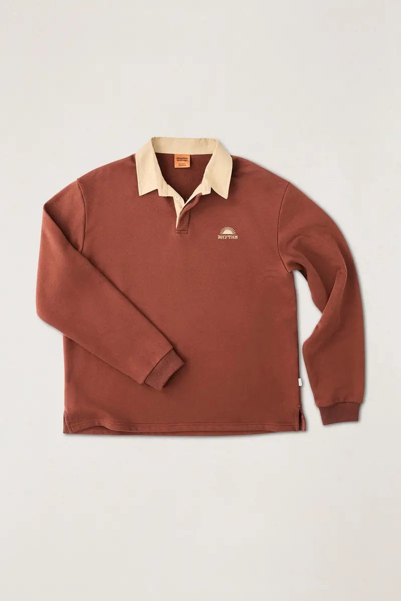 Rhythm Heritage Bloom Rugby-Style Polo 1