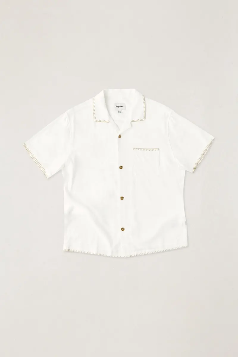 Rhythm Linen Whipstitch Top 2